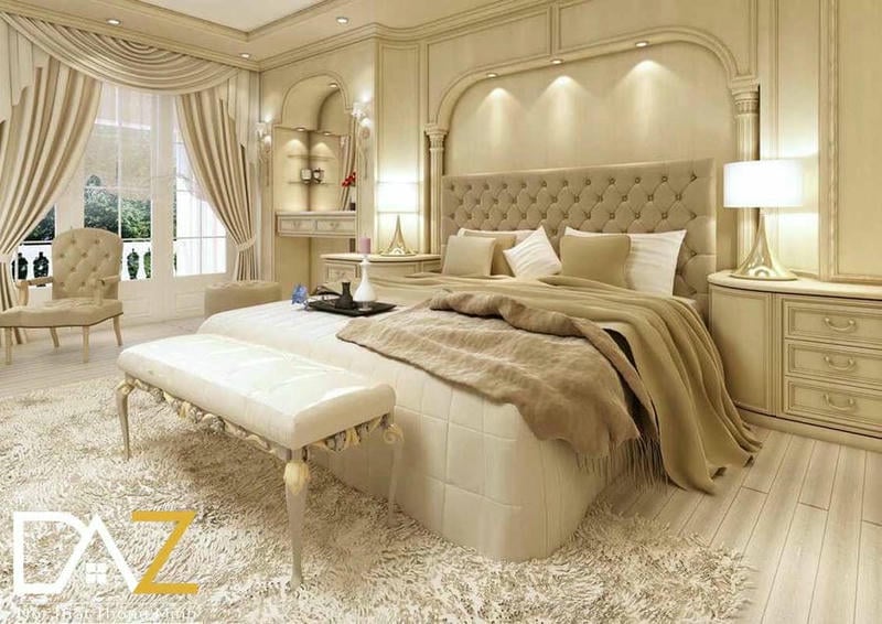 Nội thất phòng ngủ tân cổ điển
