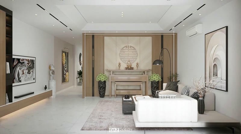 Thi Công Nội Thất Căn Hộ Nhà Đất 150m2 Thái Nguyên 11