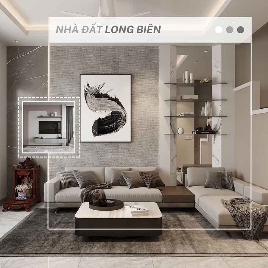 Thi Công Nội Thất Căn Hộ Nhà Đất 2 Tầng 120m Long Biên