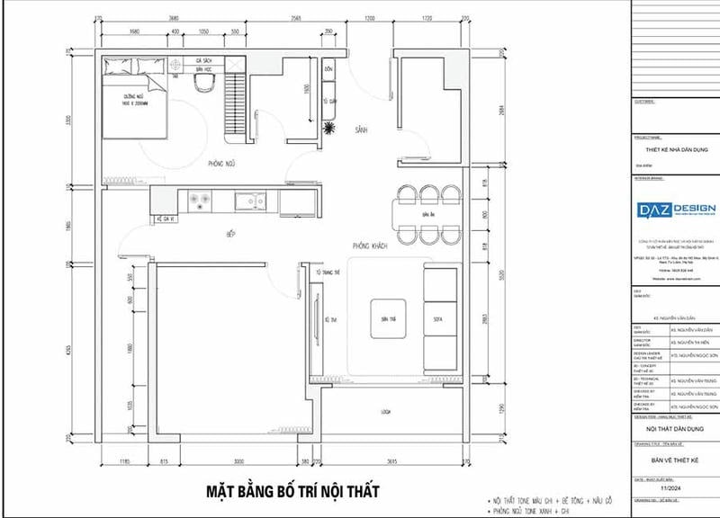 Thi Công Nội Thất Chung Cư 85m2 Thanh Xuân, Hà Nội