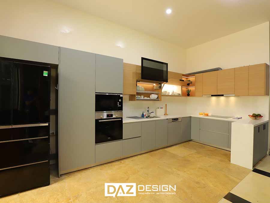 Báo Giá Tủ Bếp Lacquered Laminate An Cường