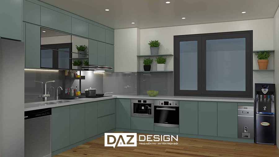 Báo Giá Tủ Bếp Lacquered Laminate An Cường