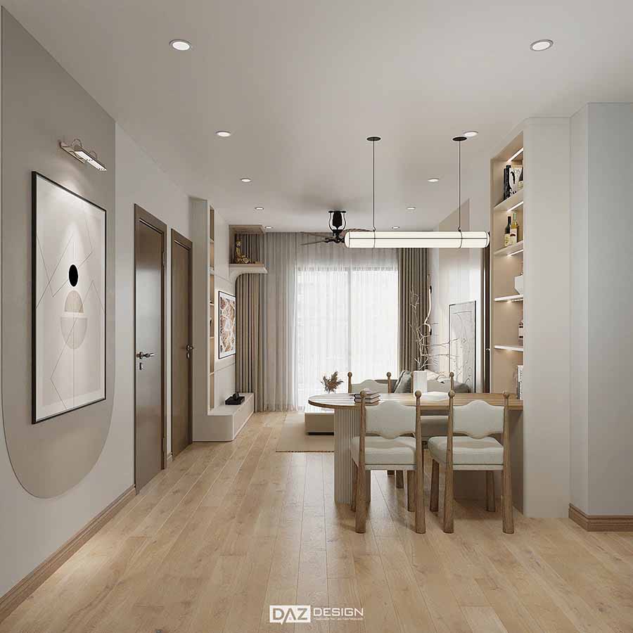 Thi Công Nội Thất Chung Cư 70m2 Tại Moonligh An Lạc 10