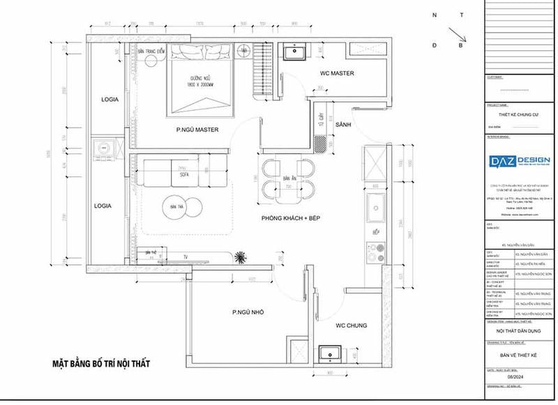 Thiết Kế Thi Công Nội Thất Chung Cư Tòa P4 The Pavilion Vinhomes Ocean Park