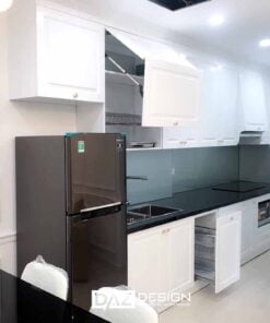 Tủ Bếp Acrylic Az-38 Mdf Lõi Xanh Chống Ẩm An Cường