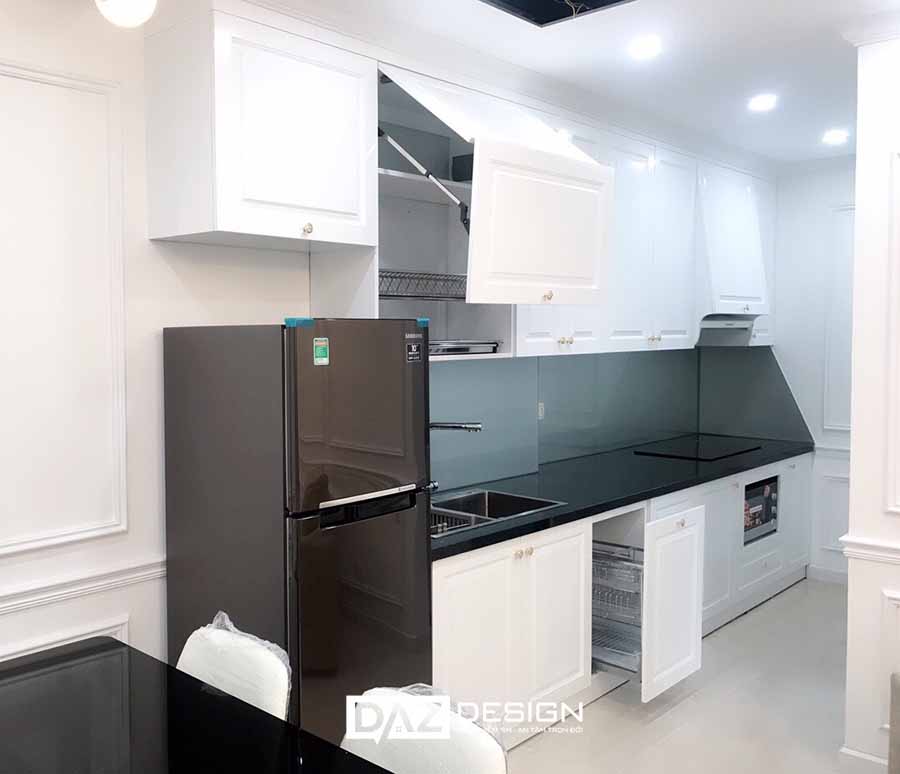 Tủ Bếp Acrylic Az-38 Mdf Lõi Xanh Chống Ẩm An Cường