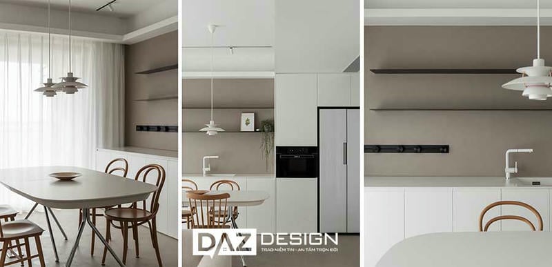 chi phí thiết kế nội thất căn hộ 70m²