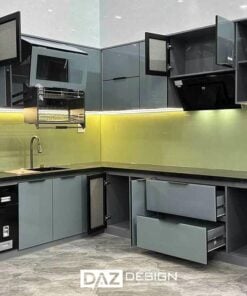 Tủ Bếp Mdf An Cường Az-06 Acrylic, Laminate, Melamine