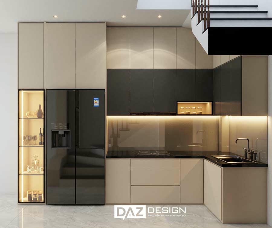 Tủ Bếp Mdf An Cường Az-06 Acrylic, Laminate, Melamine