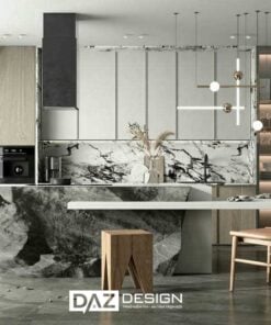 Tủ Bếp Mdf Thái Lan Az-18 Lõi Xanh Chống Ẩm 1