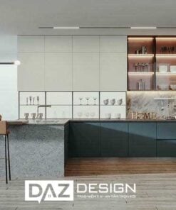 Tủ Bếp Mdf Thái Lan Lõi Xanh Chống Ẩm Az-17