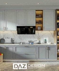 Tủ Bếp Mdf Thái Lan Lõi Xanh Chống Ẩm Az-17