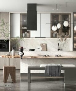 Tủ Bếp Gỗ Mdf Thái Lan Cánh Phủ Laminate Daz-tl14