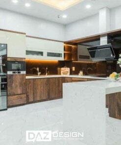 Tủ Bếp Laminate Daz-01 Mdf Thái Lan Lõi Xanh Chống Ẩm