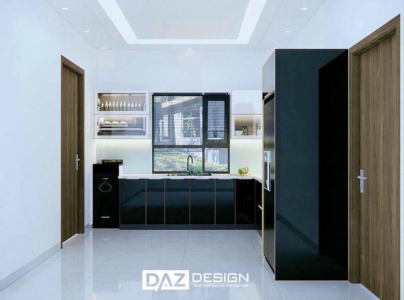 Tủ Bếp Laminate DAZ-TL17 MDF Thái Lan Lõi Xanh Chống Ẩm