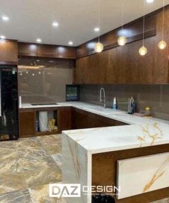 Tủ Bếp Laminate Daz-06 Mdf An Cường Lõi Xanh