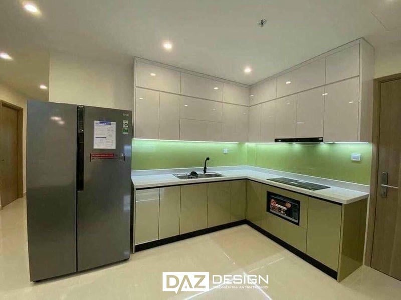 Tủ Bếp Laminate Daz-06 Mdf An Cường Lõi Xanh