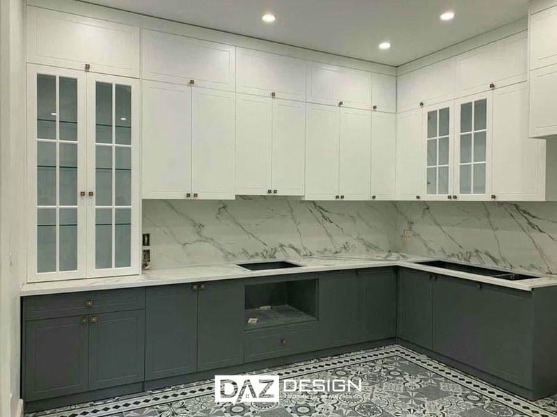 Tủ Bếp Laminate Daz-06 Mdf An Cường Lõi Xanh