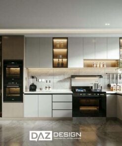 Tủ Bếp Laminate Daz-16 Mdf An Cường Lõi Xanh Chống Ẩm