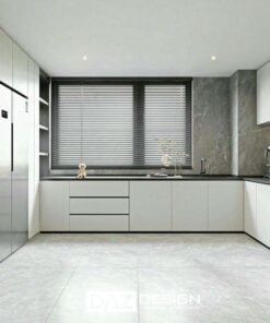 Tủ Bếp Laminate Daz-16 Mdf An Cường Lõi Xanh Chống Ẩm