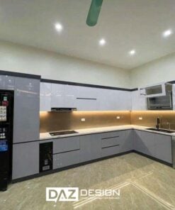 Tủ Bếp Mdf An Cường Phủ Laminate Daz-09 Lõi Xanh
