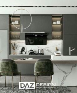 Tủ Bếp Mdf Thái Lan Cánh Phủ Laminate Daz-tl13 Chữ I, L, U