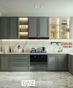 Tủ Bếp MDF Thái Lan Lõi Xanh Phủ Laminate DAZ-TL10 Chữ I, L, UTủ Bếp Mdf Thái Lan Lõi Xanh Phủ Laminate Daz-tl10 Chữ I, L, U