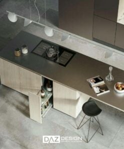 Tủ Bếp Mdf Thái Lan Lõi Xanh Phủ Laminate Daz-tl9 Chữ I, L, U
