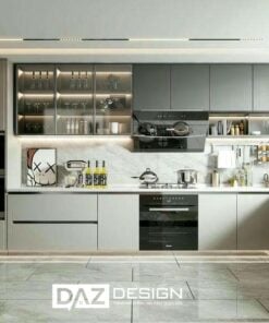 Tủ Bếp Mdf Thái Lan Lõi Xanh Phủ Laminate Daz-tl9 Chữ I, L, U