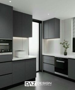 Tủ Bếp Mdf Thái Lan Lõi Xanh Phủ Laminate Daz-tl9 Chữ I, L, U