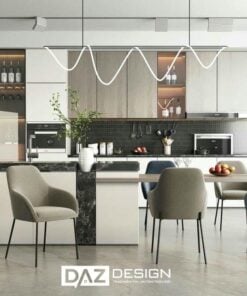 Tủ Bếp Mdf Thái Lan Phủ Laminate Cao Cấp Daz-tl17