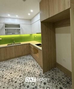 Tủ Bếp Mdf An Cường Cánh Phủ Melamine Daz-ac16