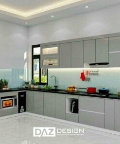 Tủ Bếp Mdf An Cường Cánh Phủ Melamine Daz-ac19