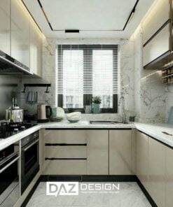 Tủ Bếp Mdf Phủ Melamine Daz-ac05 Cốt Gỗ An Cường Lõi Xanh