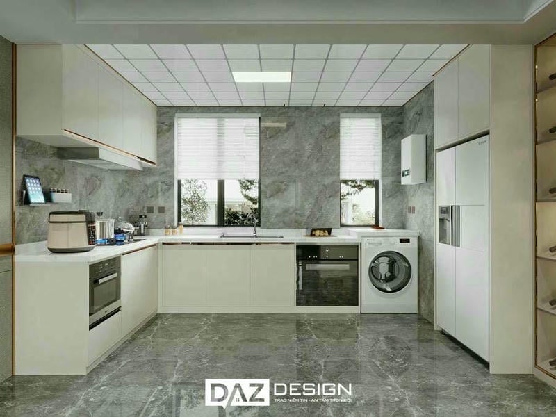 Tủ Bếp Mdf Phủ Melamine Daz-ac13 Cốt Mdf An Cường