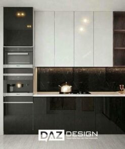 Tủ Bếp Mdf Phủ Melamine Daz-tl01 Cốt Gỗ Thái Lan Lõi Xanh