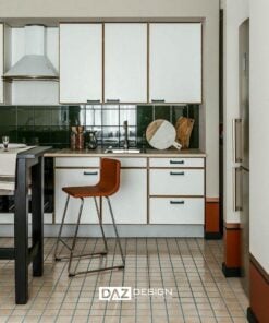 Tủ Bếp Mdf Phủ Melamine Daz-tl01 Cốt Gỗ Thái Lan Lõi Xanh