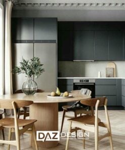 Tủ Bếp Mdf Phủ Melamine Daz-tl05 Cốt Gỗ Thái Lan Lõi Xanh