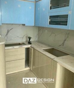 Tủ Bếp Mdf Thái Lan Cánh Phủ Melamine Daz-tl17