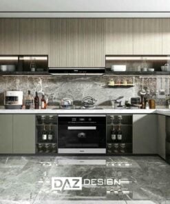 Tủ Bếp Melamine DAZ-AC08 Cốt Gỗ MDF An Cường Lõi XanhTủ Bếp Melamine Daz-ac08 Cốt Gỗ Mdf An Cường Lõi Xanh
