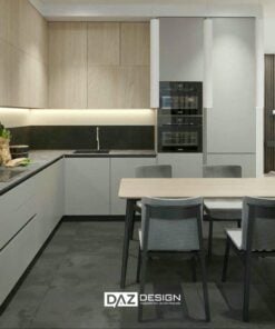 Tủ Bếp Melamine Daz-ac10 Cốt Gỗ Mdf An Cường Lõi Xanh