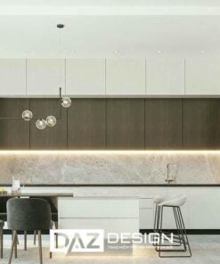 Tủ Bếp Melamine Daz-tl08 Cốt Gỗ Mdf Thái Lan Lõi Xanh