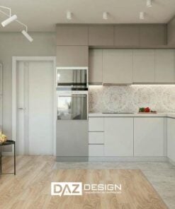 Tủ Bếp Melamine Daz-tl11 Cốt Gỗ Mdf Thái Lan Lõi Xanh
