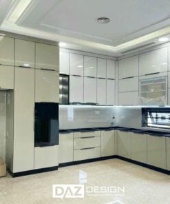6+ Tủ Bếp Inox Cánh Kính Daz-in08 Thiết Kế I, L, U 5