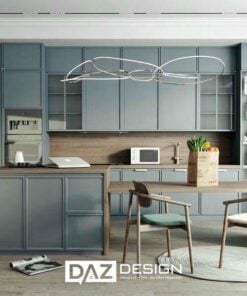 Lắp Đặt Tủ Bếp Nhựa Cánh Phủ Acrylic, Laminate Daz-p07 Thiết Kế I, L, U 4