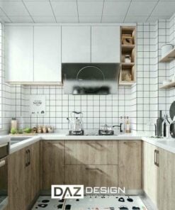 Lắp Đặt Tủ Bếp Nhựa Cánh Phủ Acrylic, Laminate Daz-p07 Thiết Kế I, L, U 7