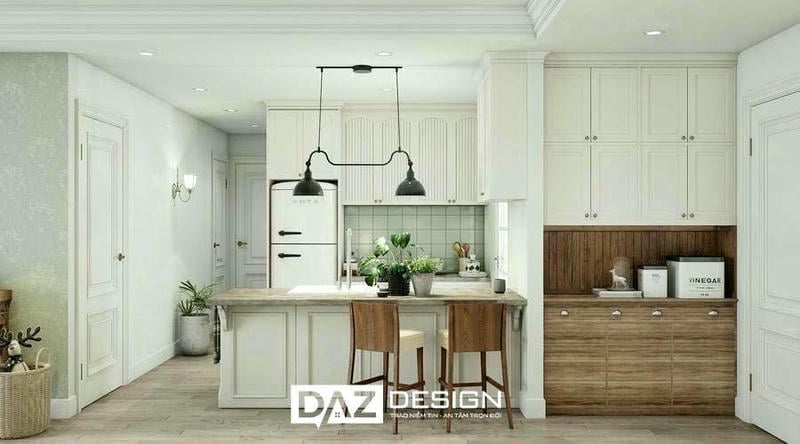 Lắp Đặt Tủ Bếp Nhựa Cánh Phủ Acrylic, Laminate Daz-p07 Thiết Kế I, L, U