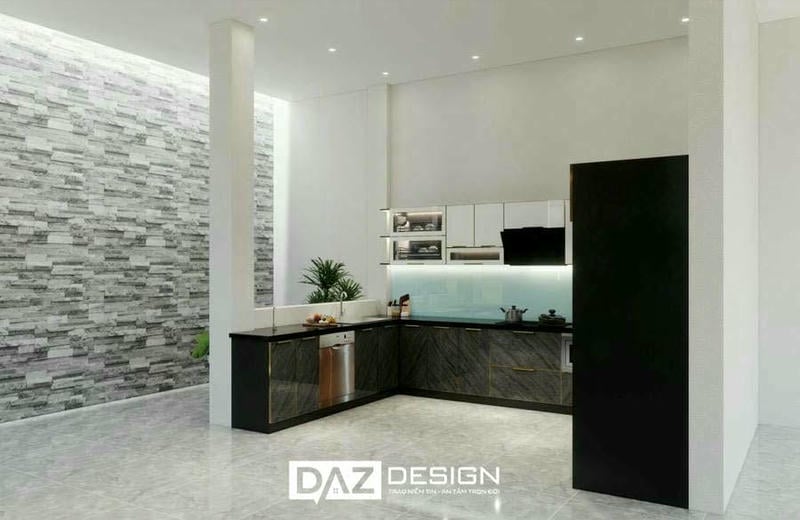 Tủ Bếp Inox Daz-in13 Cánh Kính, Nhựa, Mdf Lõi Xanh