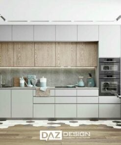 Tủ Bếp Nhựa Daz-p02 Cánh Phủ Acrylic, Laminate 2