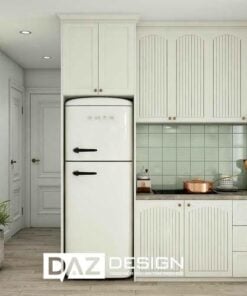 Tủ Bếp Nhựa DAZ-P02 Cánh Phủ Acrylic, LaminateTủ Bếp Nhựa Daz-p02 Cánh Phủ Acrylic, Laminate